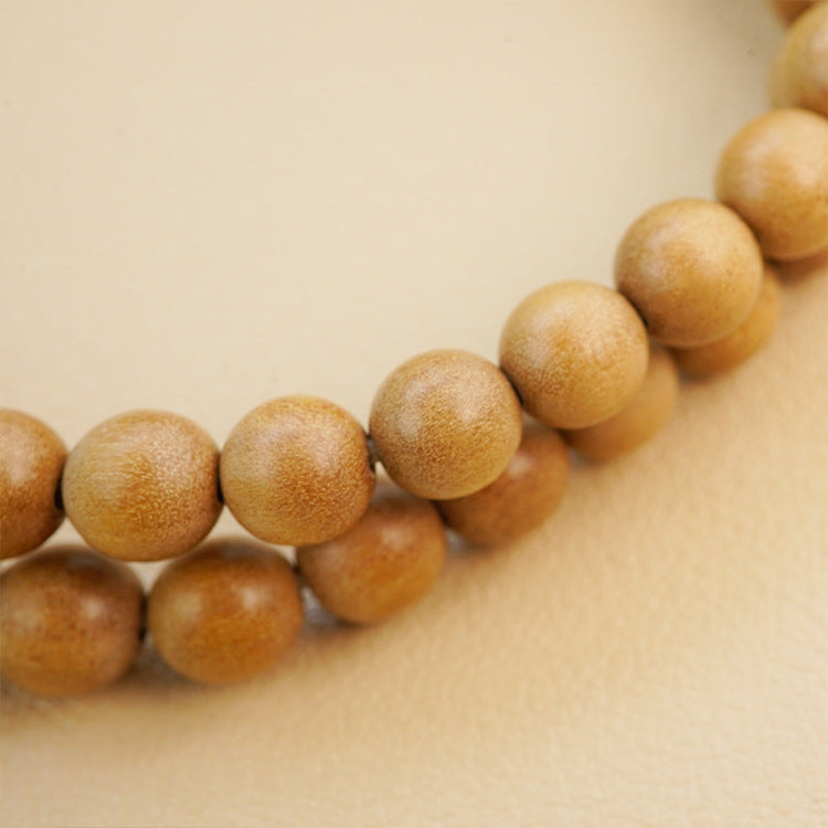 Sandalwood Around the Wrist, Bamboo Rhyme and Zen Heart - The Eastern Elegance of the "Jade Purity Heart to Heart" Bracelet