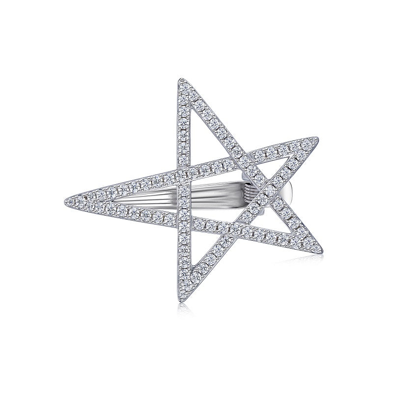 "Star Diamond Tales" Moissanite Hairpin
